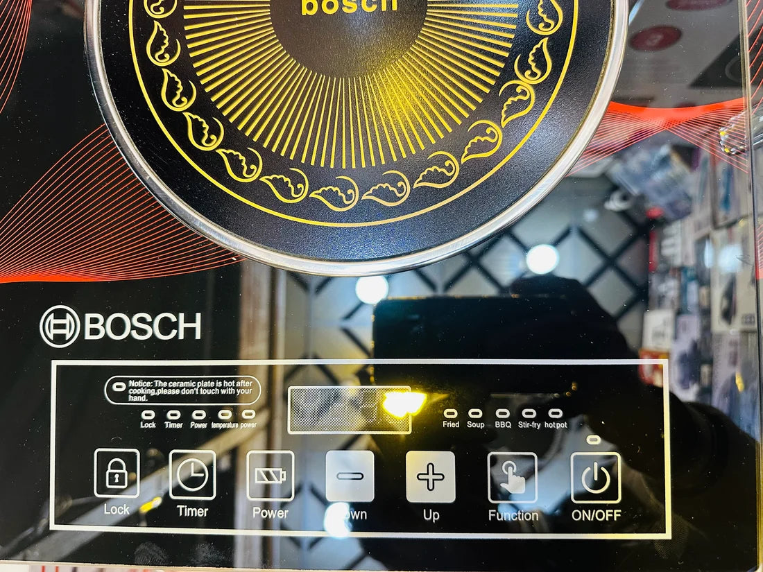 Bosch RBK-12 2200W Infrared Cooktop - Rapid Heating Ceramic Glass Cooker
