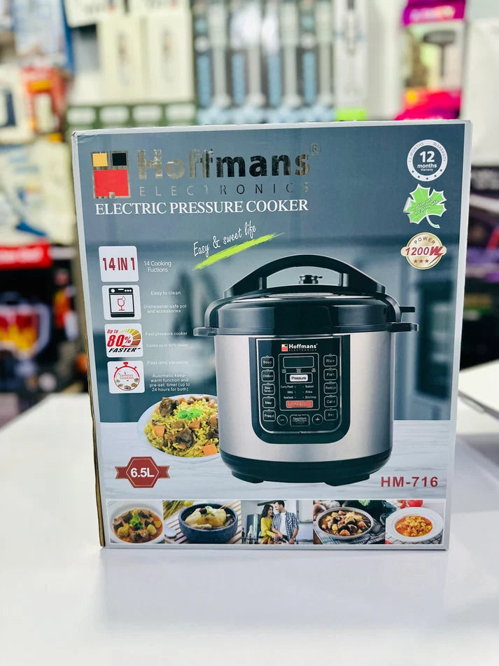 Hoffmans Electronics Digital Electric Pressure Cooker 6.5L