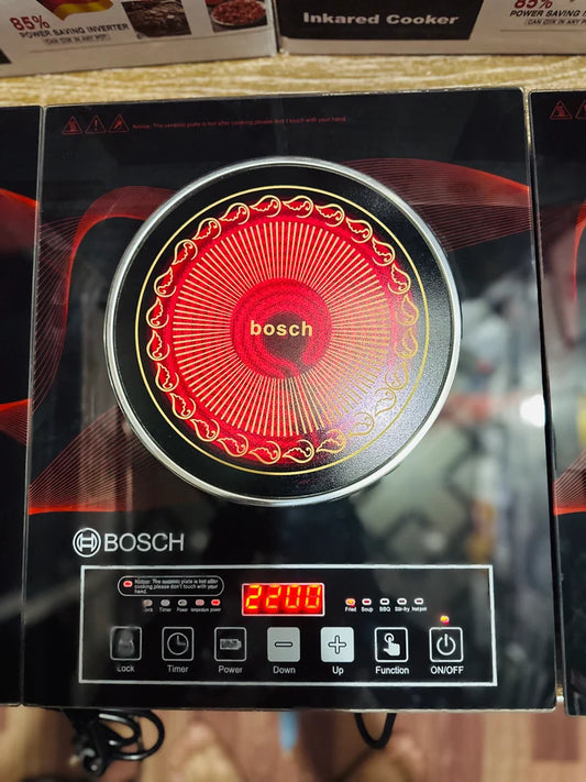 Bosch RBK-12 2200W Infrared Cooktop - Rapid Heating Ceramic Glass Cooker